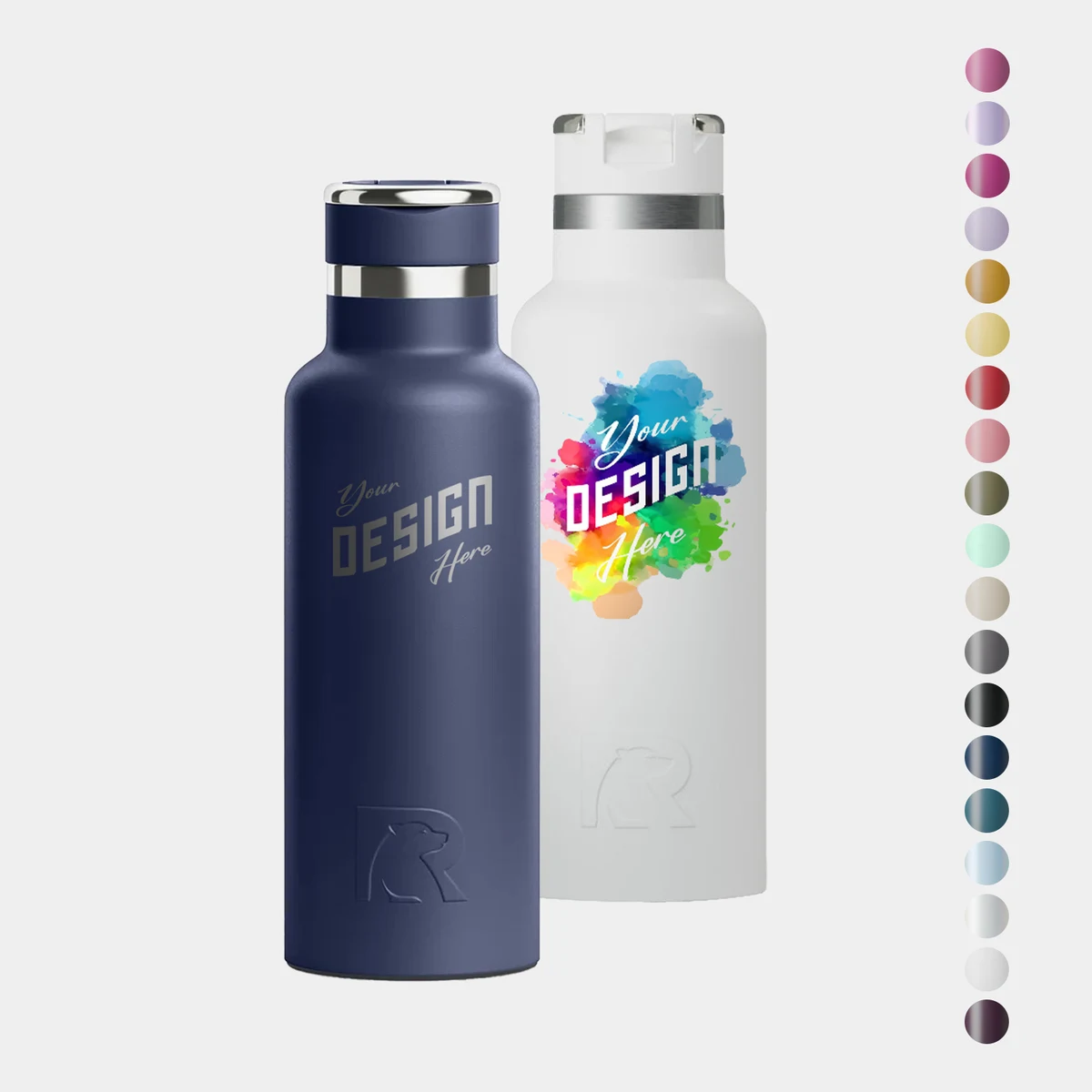 16 oz RTIC® Leak-Resistant Ceramic Lined Journey Water Bottle w/ Straw Lid 1