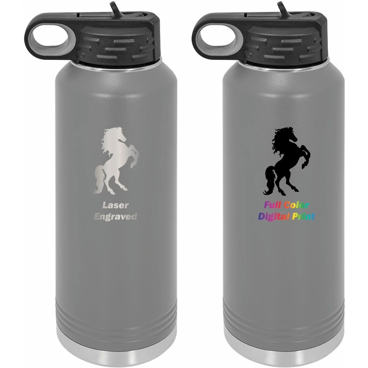 40 oz Polar Camel Ringneck Stainless Steel Bottle, custom water bottle with logo imprint 1