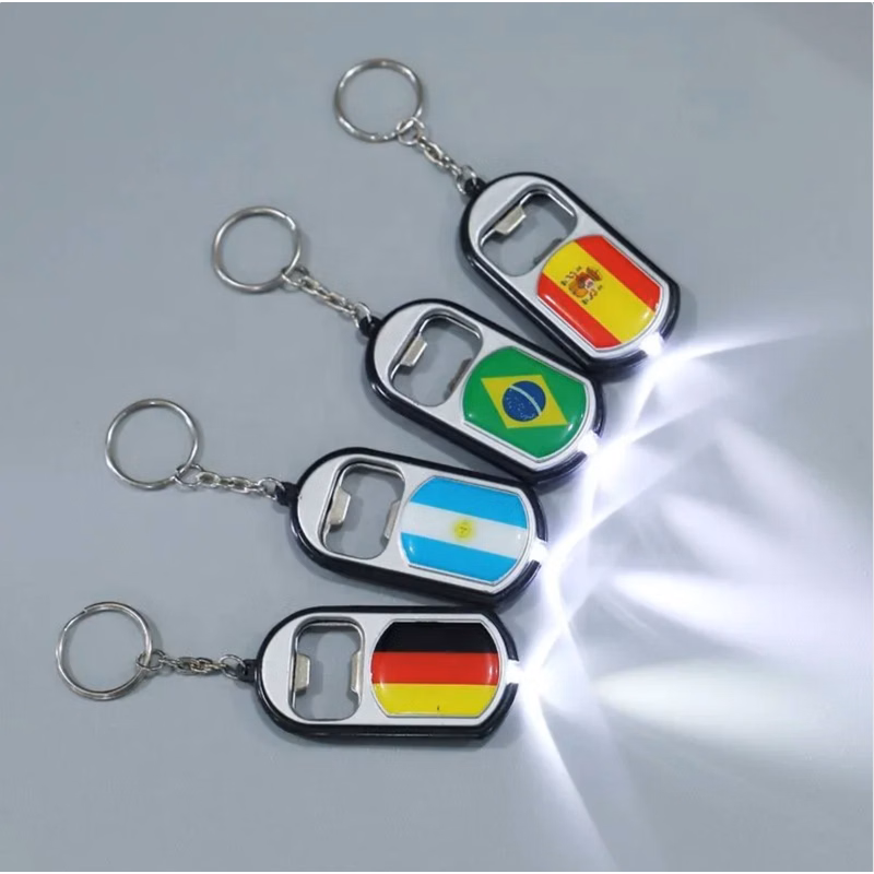 2022 World Cup Bottle Opener with Luminous Flashlight