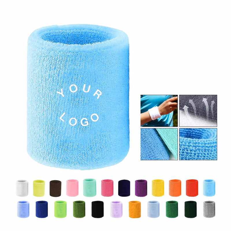 Cotton Workout Wristband for Gym and Outdoor Sports