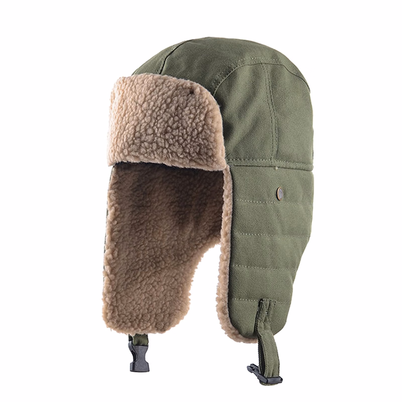 Men's Winter Trapper Hat with Ear Flaps