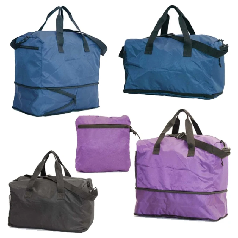 Top Grade Lightweight Foldable& Expandable U-Zip Duffle Bag 1