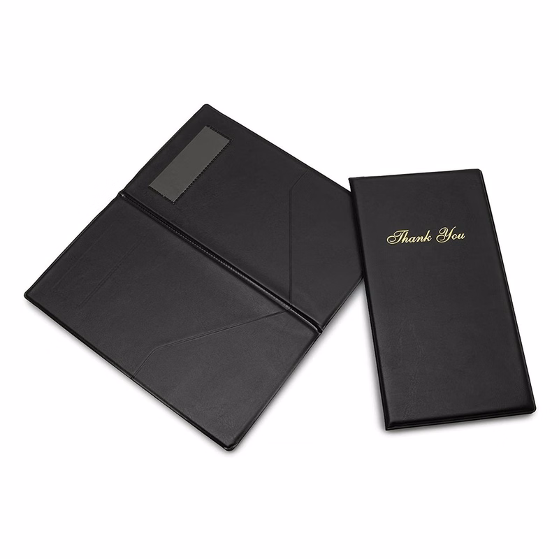 PU Leather Restaurant Bill Folder