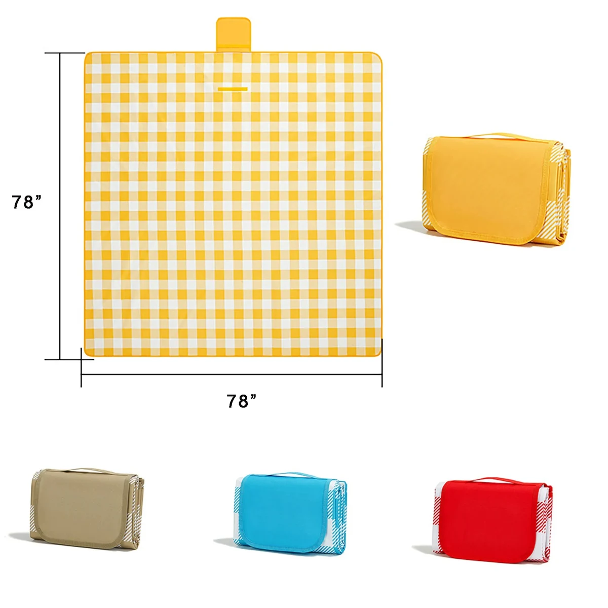 78" x 78" Picnic Blanket 1