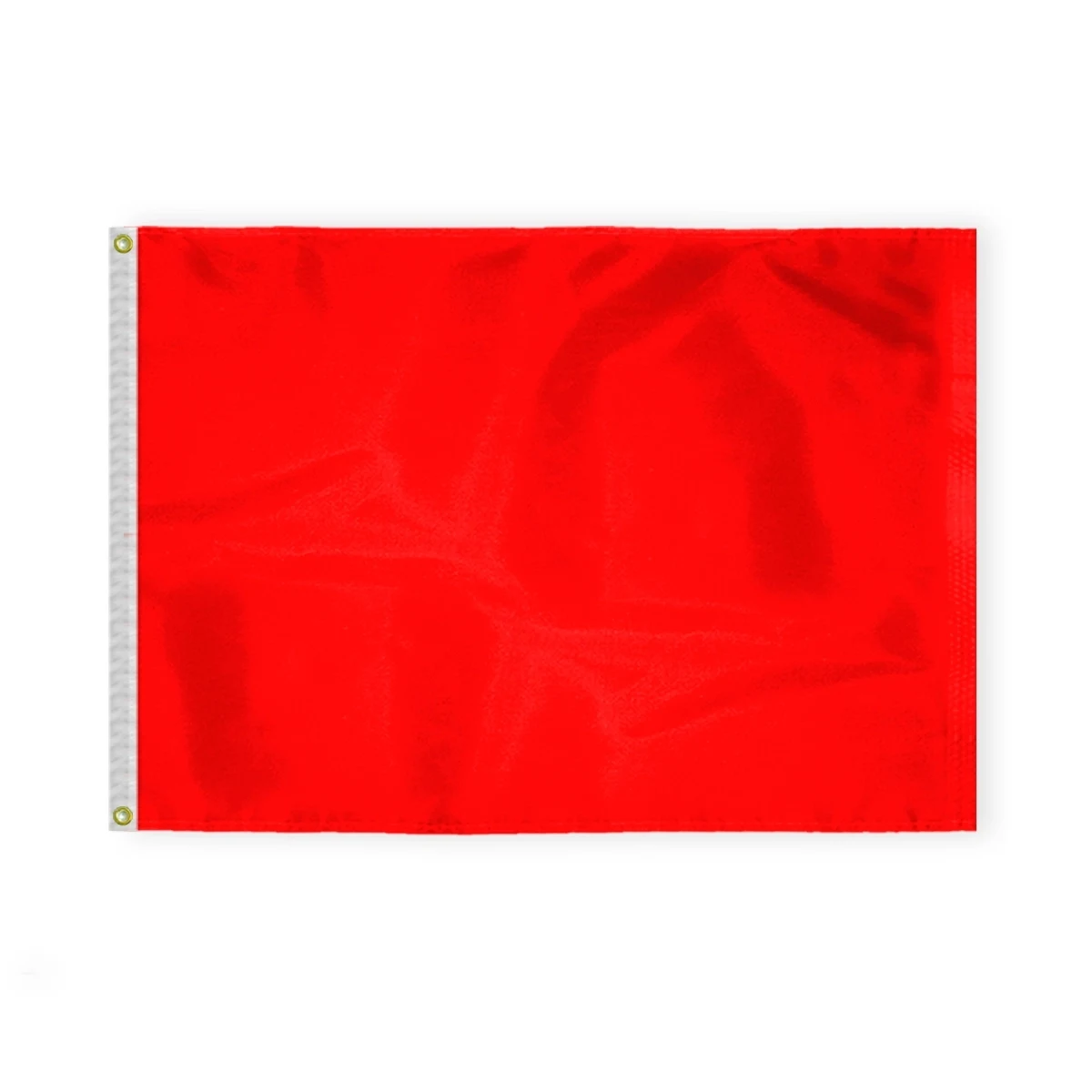 2.5'x3.3' 1ply Nylon Red Beach Safety Flag- No Swimming 1