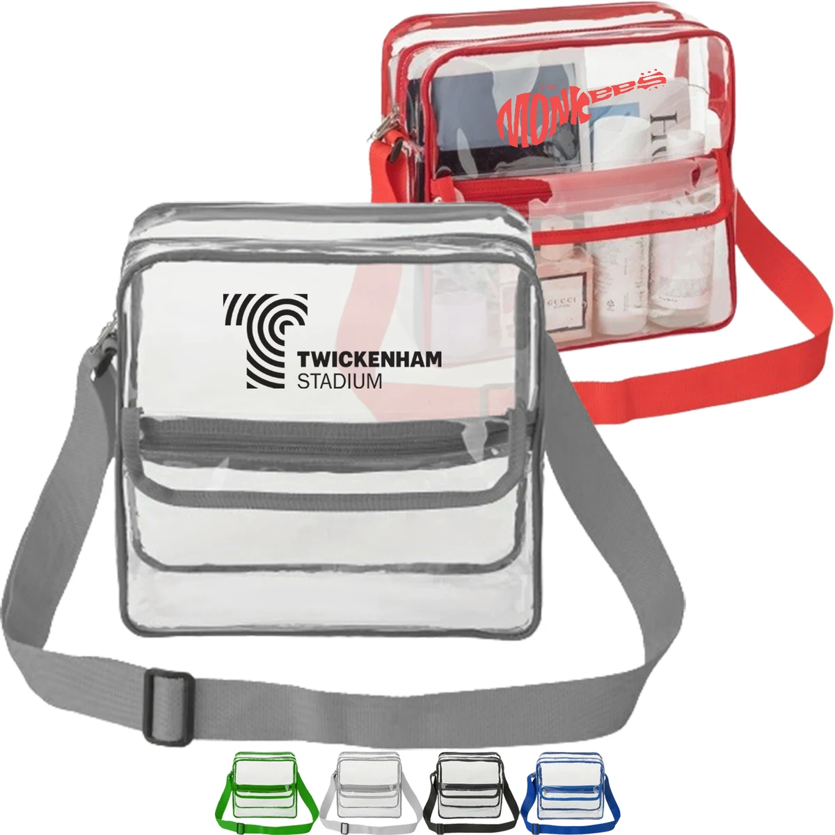 Fashion Clear Purse Handbag PVC Transparent Crossbody Bag 1