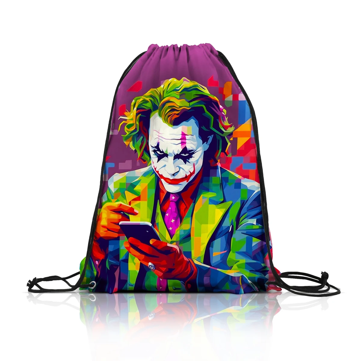 Dye Sublimated Drawstring Backpack 14" X 17" 1