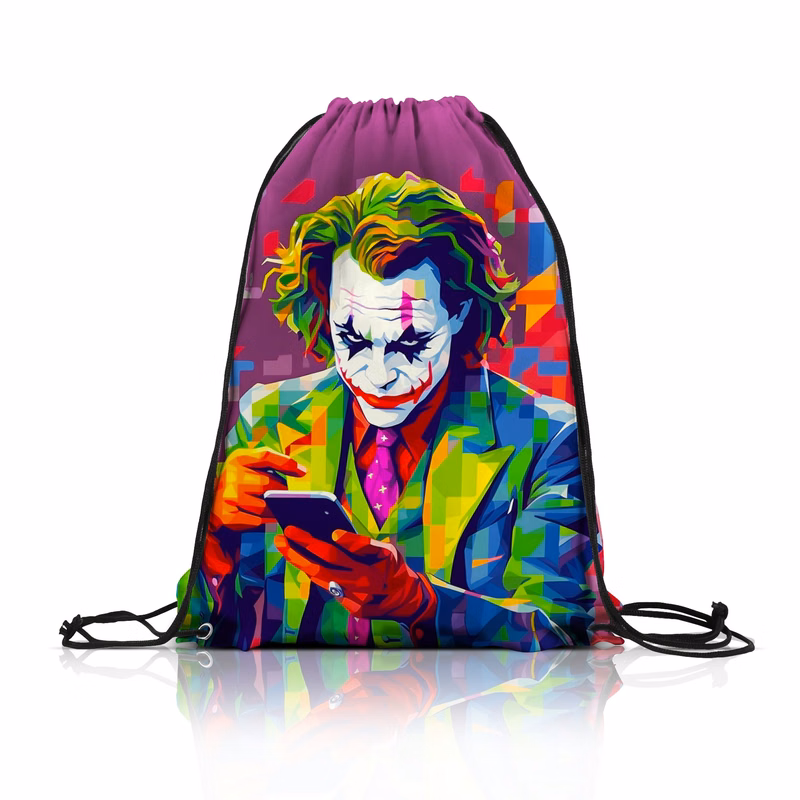 Dye Sublimated Drawstring Backpack 14" X 17"
