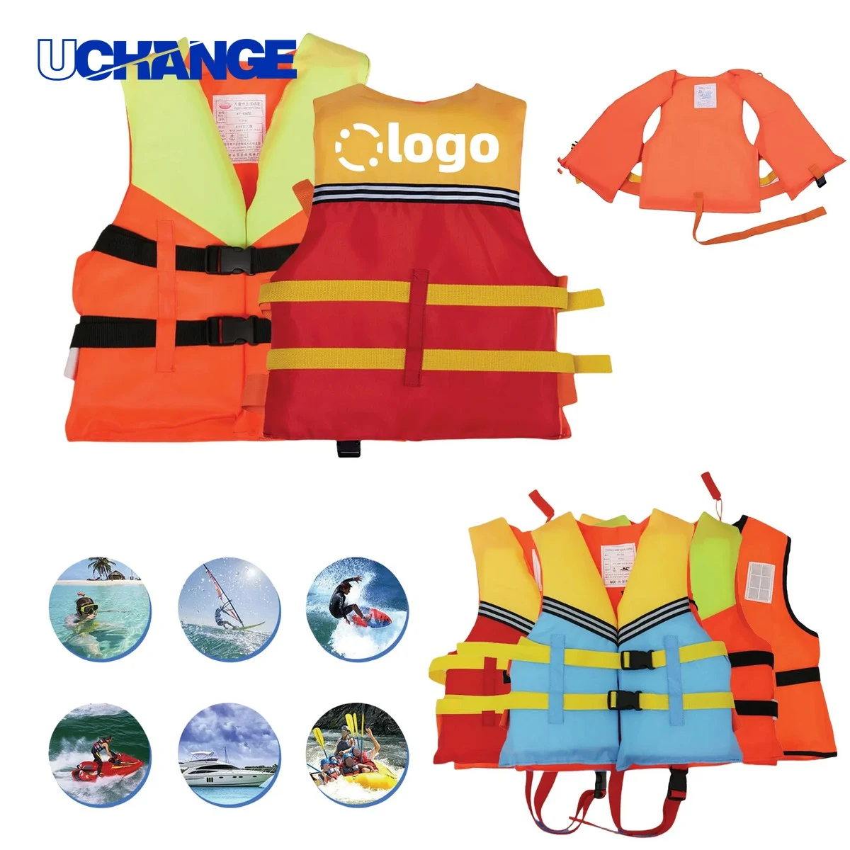Portable Oxford Cloth Children Life Jacket 1
