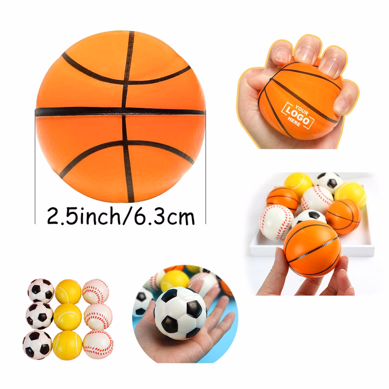 PU Anti-Stress Basketball, Baseball, Football &Tennis Ball