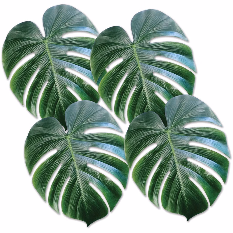 Tropical Palm Leaves - Green 13"