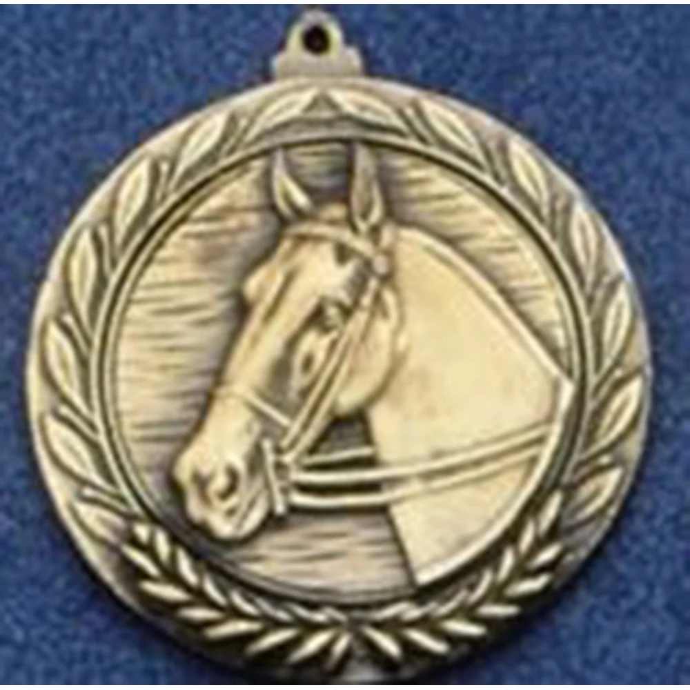 2.5" Stock Cast Medallion (Horsehead English) 1