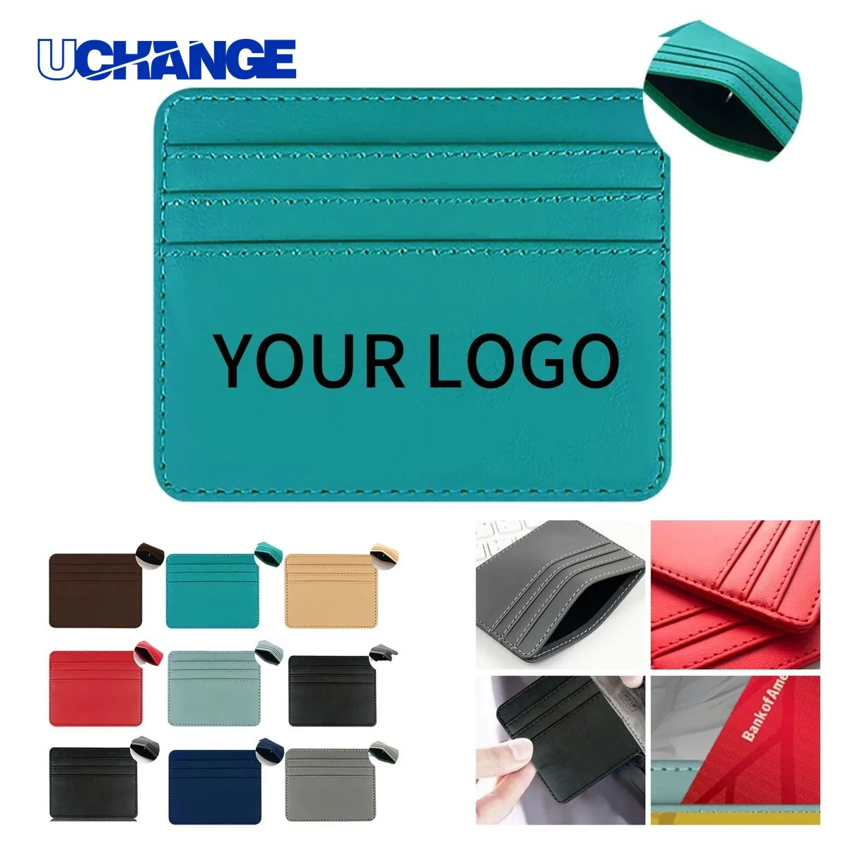 PU Leather Card Holder Wallet 1
