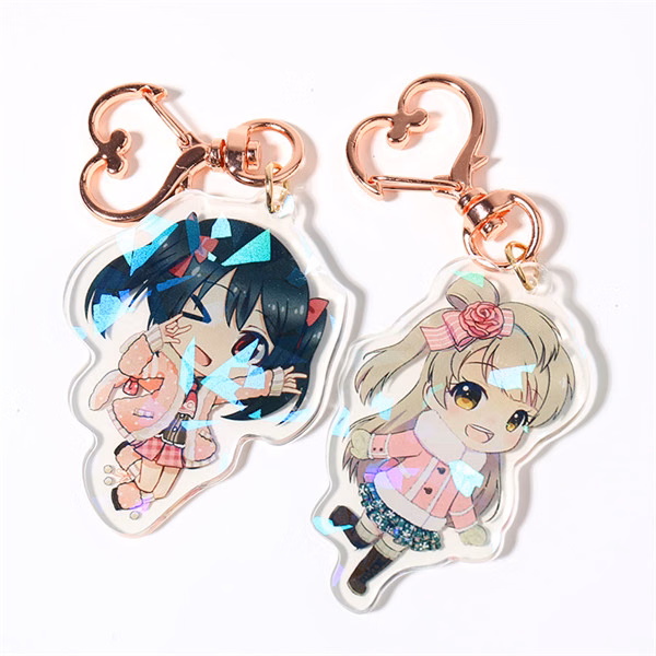 Anime Acrylic Charm Keychain