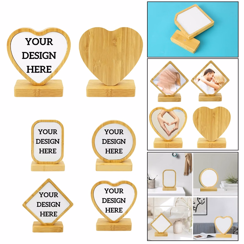 Modern Bamboo DIY Photo Frame Gift