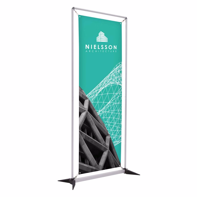 3' FrameWorx Banner Display Kit (Single-Sided, 13 oz. Smooth Vinyl)