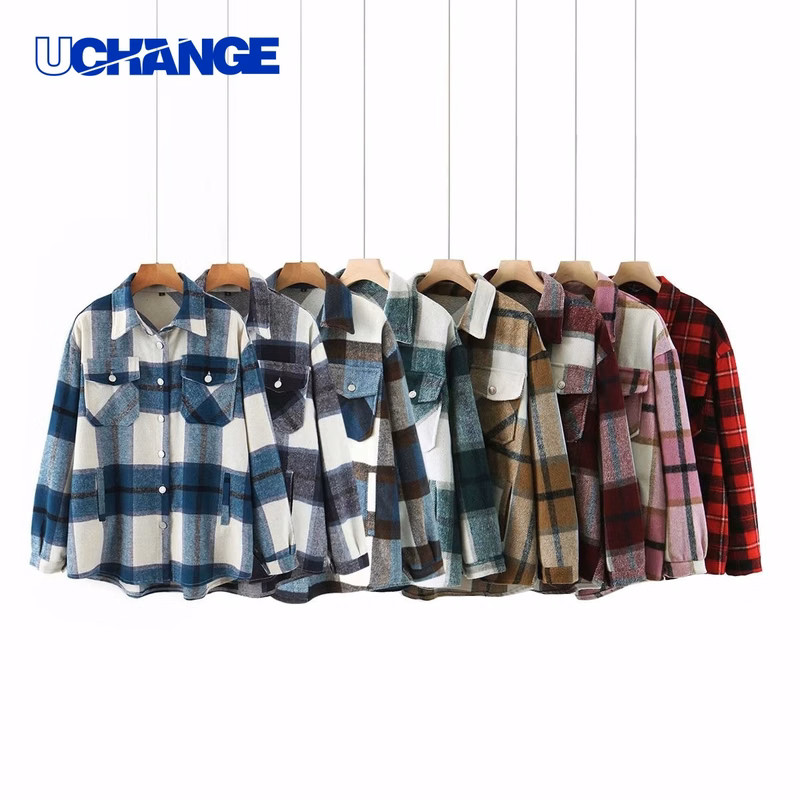 Plaid Shacket for Casual Wear and Daily Use