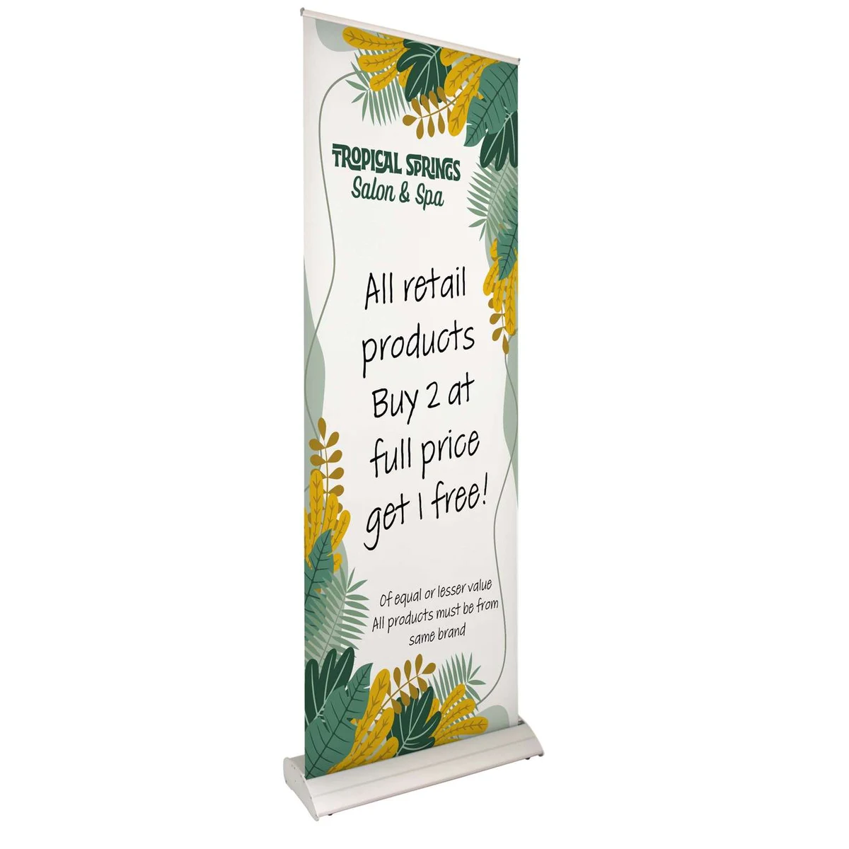 33.5" Deluxe Pro Retractor Single-Banner Kit (Dry-Erase Media) 1