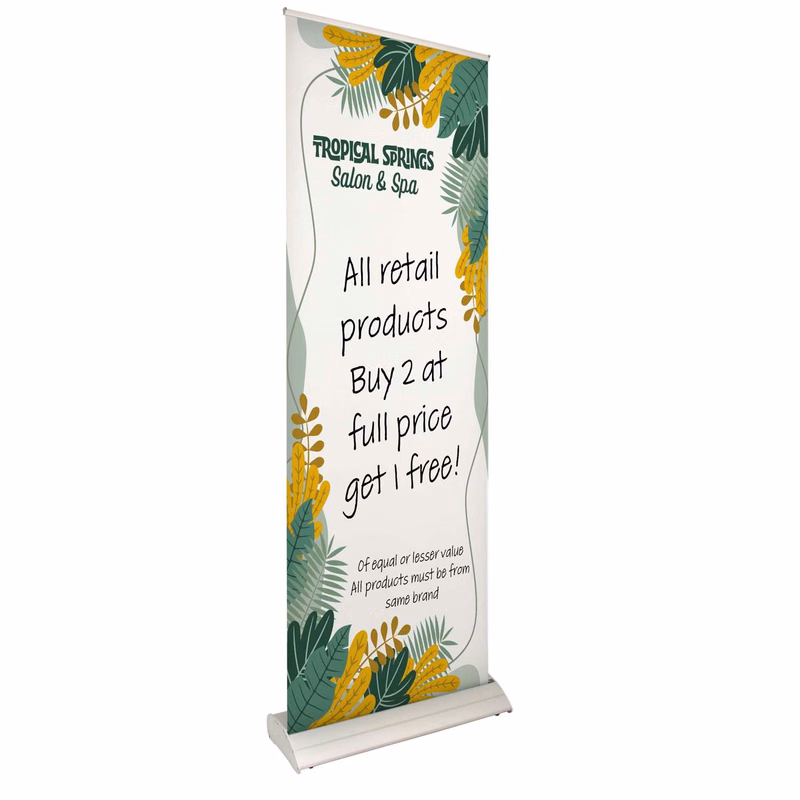 33.5" Deluxe Pro Retractor Single-Banner Kit (Dry-Erase Media)