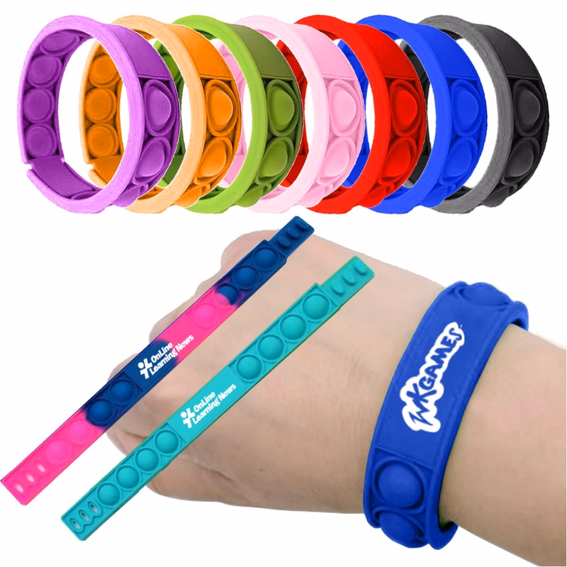 Silicone Push Pop Bubble Fidget Bracelet Wristband