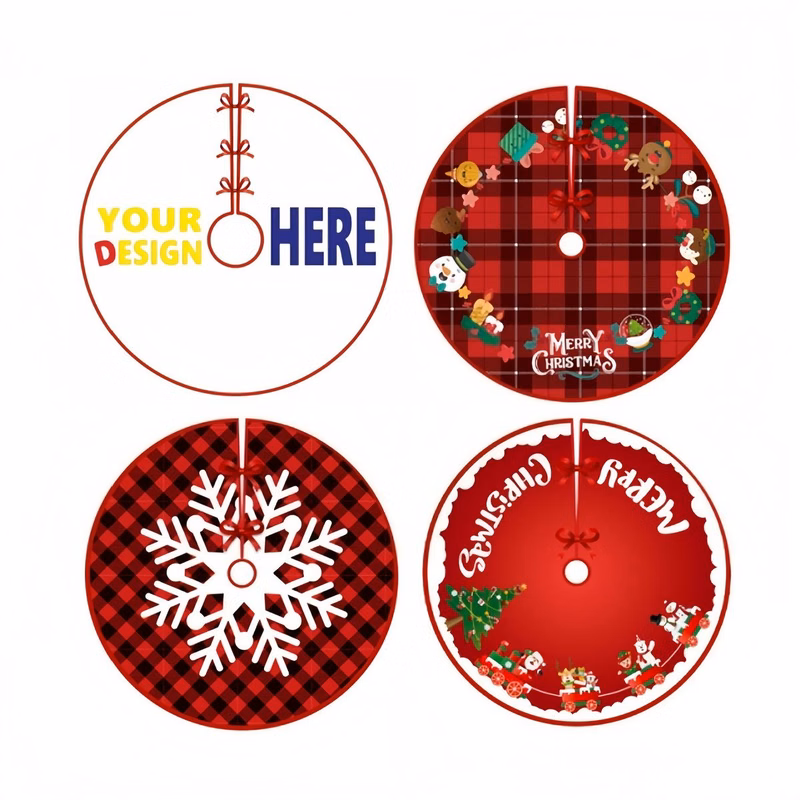 MOQ20 Custom Christmas Tree Skirt