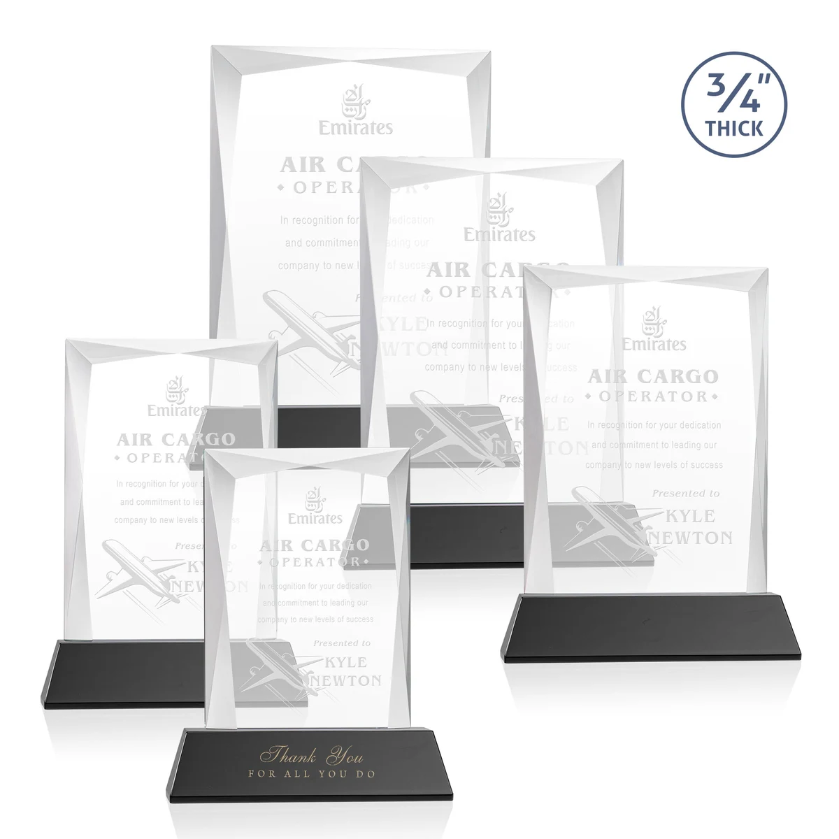 Messina Award on Newhaven Base - Black 1