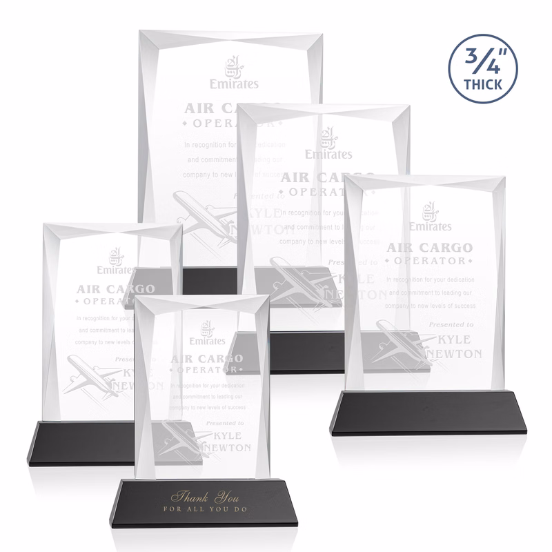 Messina Award on Newhaven Base - Black