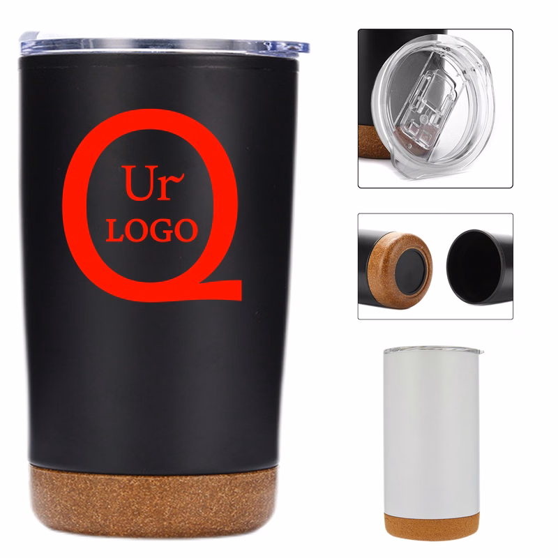 Stainless Steel Cup With Cork Bottom