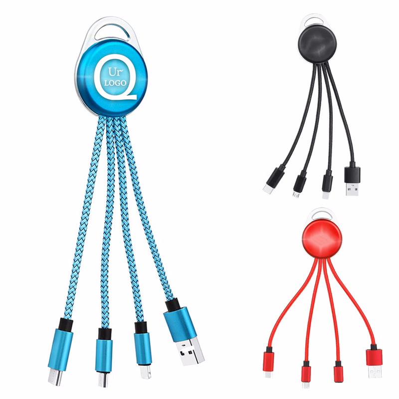 Four-In-One Luminous Charging Cable