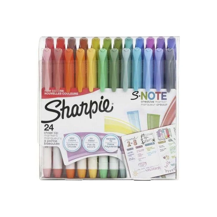 Sharpie S-Note Creative Markers - Assorted 24 Pack 1