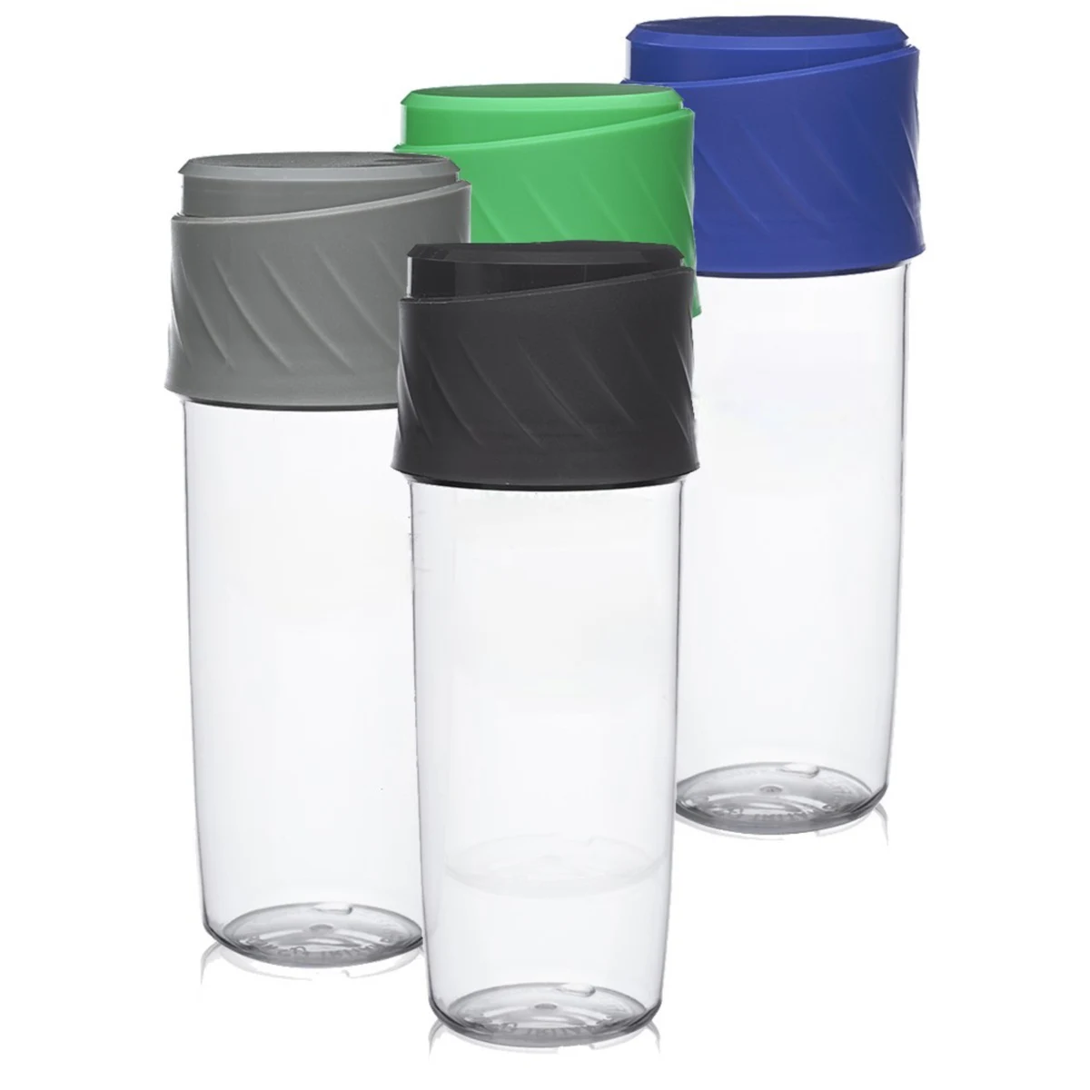Sip and Snack Sports Plastic Water Bottle, 16 oz. 1
