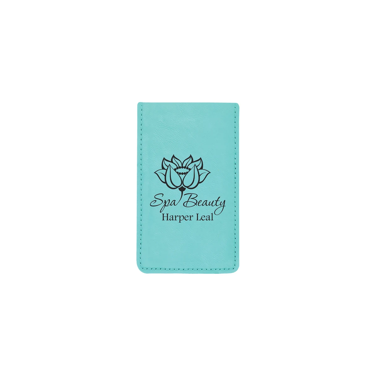 Teal Leatherette Manicure Set 1