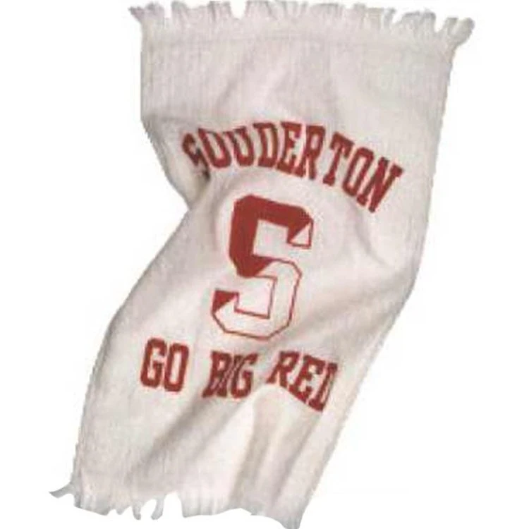 Rally Velour Fringed Towel - 11"x18" 1