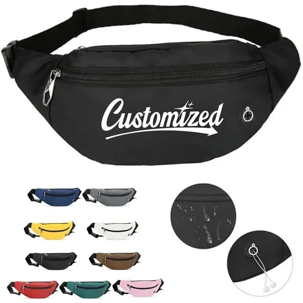 Custom Lightweight Adjustable Waist Bag Fanny Pack — Active Lifestyle Promo Item 1