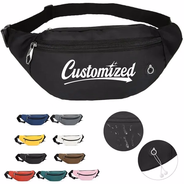 Custom Lightweight Adjustable Waist Bag Fanny Pack — Active Lifestyle Promo Item