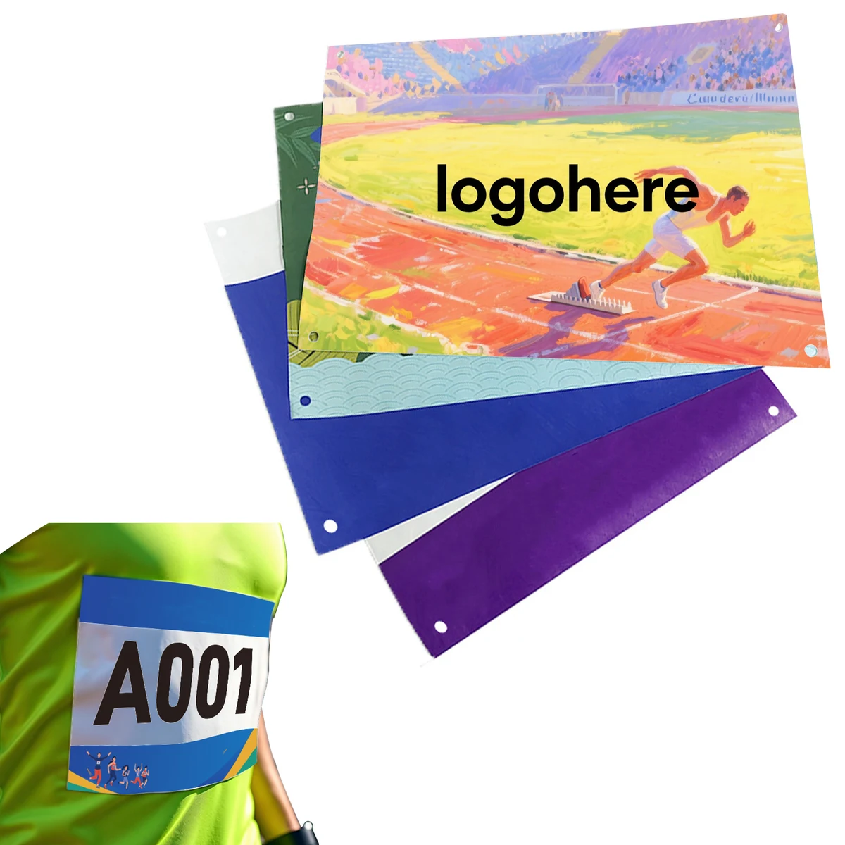 Running Race Bibs 1