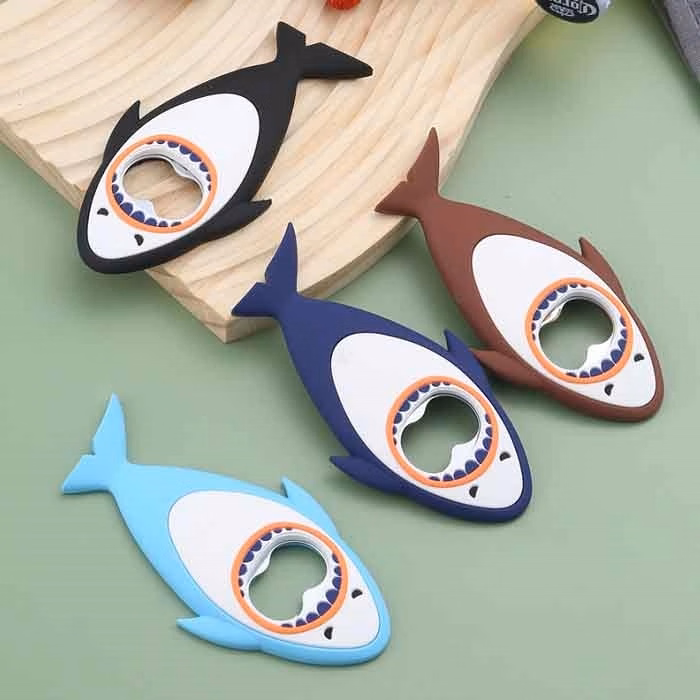 Refrigerator Magnet Silicone Metal Bottle Opener