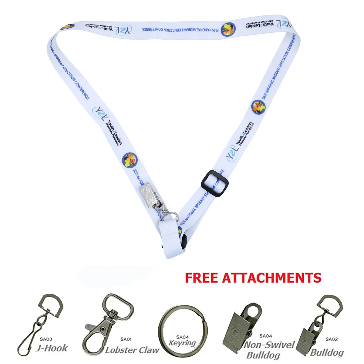 Adjustable Full Color Lanyards 1