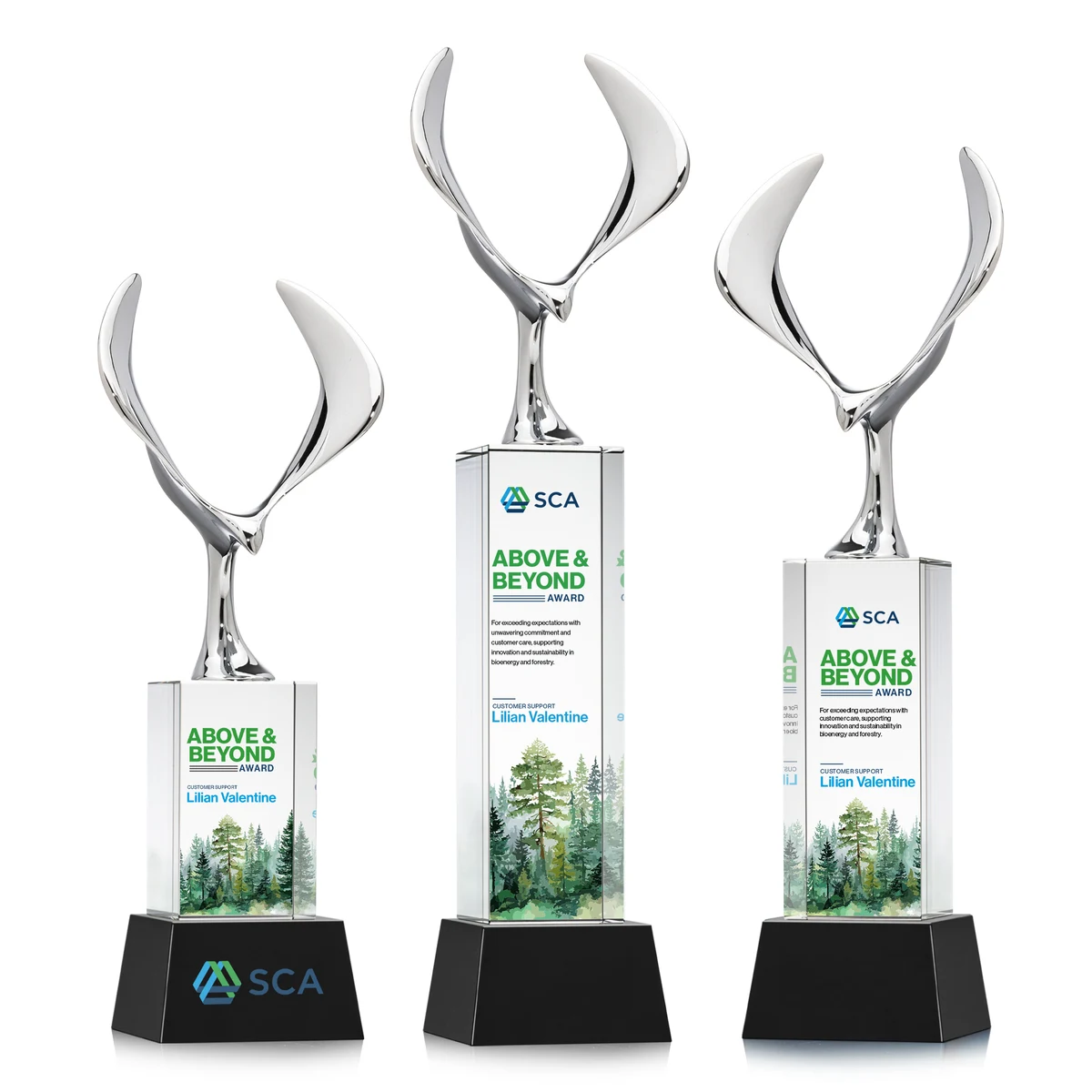 Maverick Eagle VividPrint™ Award on Belcroft Base - Black 1