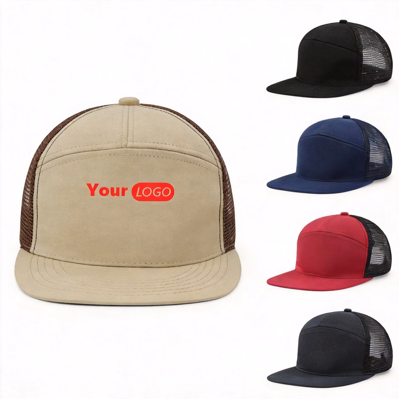 7?Panel Mesh Trucker Cap with Breathable Design