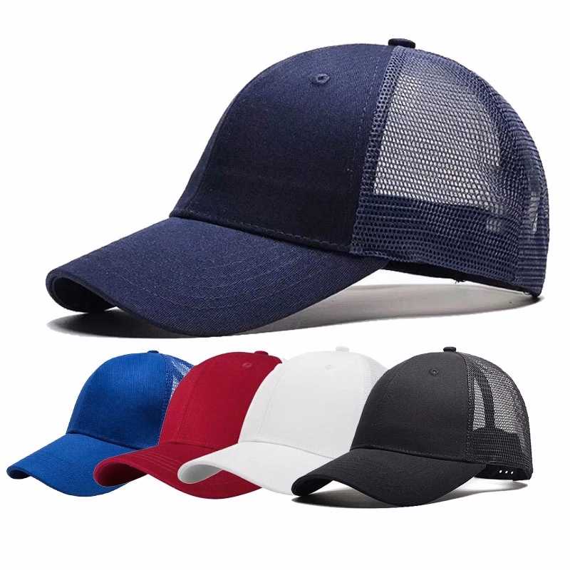 Cotton Mesh Back Trucker Cap