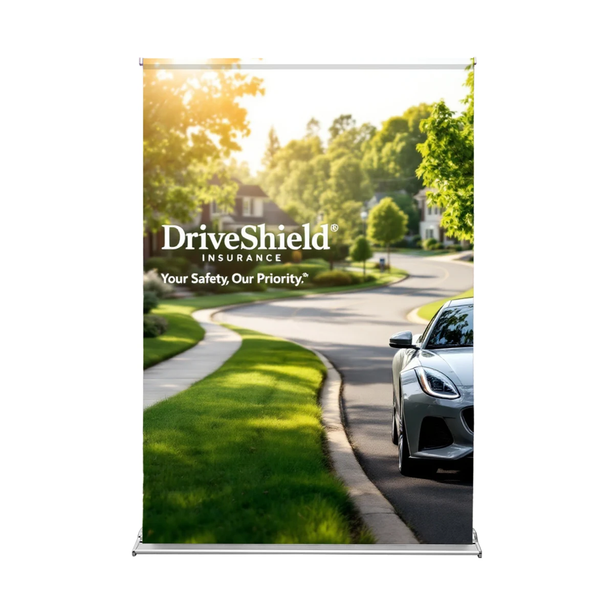 48"W x 79"H Retractable Banner 1