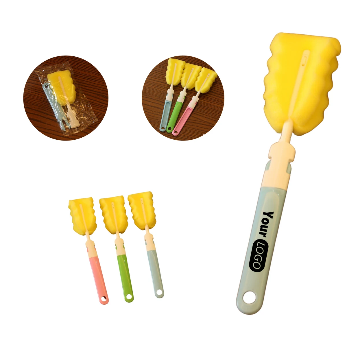 10.8 Inch Bottle and Cup Sponge Brush 1