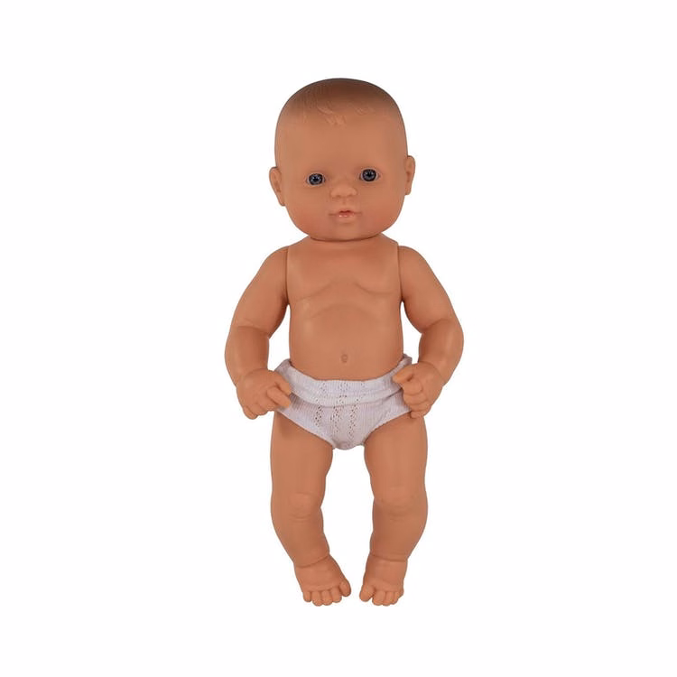 12 5/8" Baby Girl Dolls in Diaper