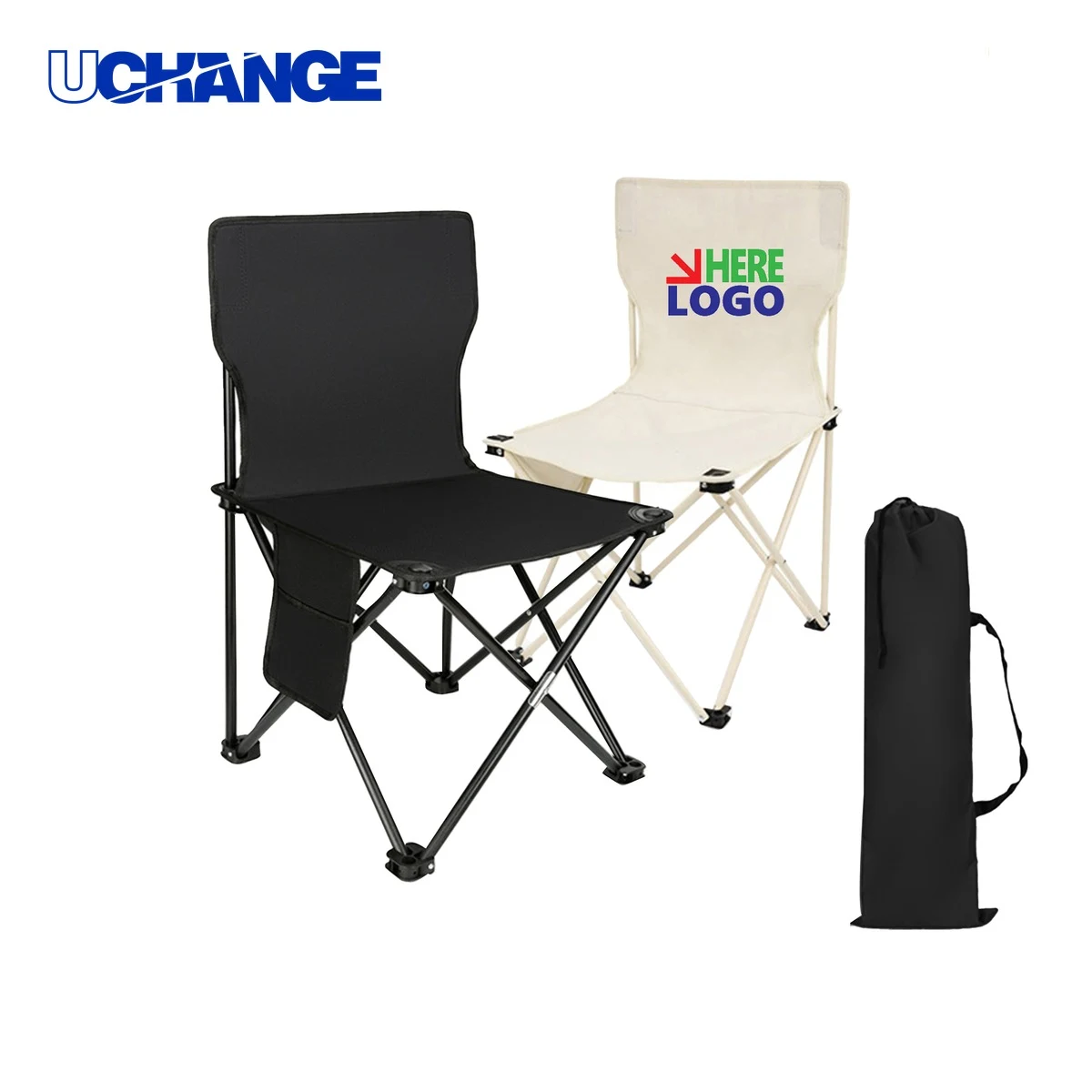 Folding Chair with Hanging Storage Bag 1