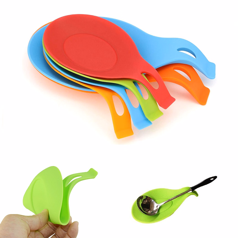 Kitchen Heat Resistant Silicone Spoon Rest