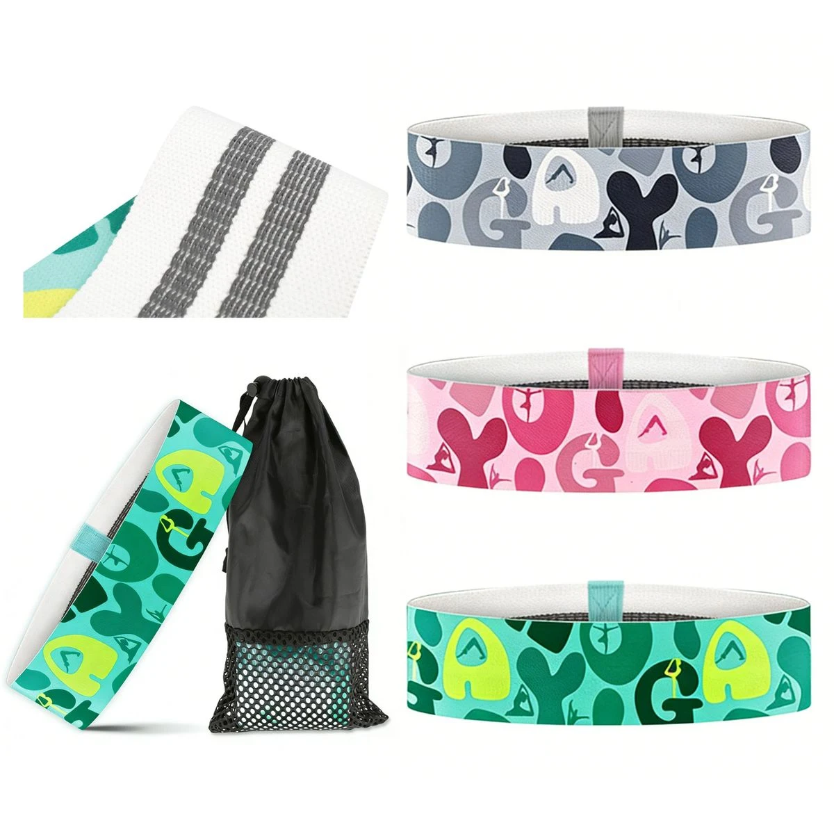 Cotton Polyester Loop Resistance Bands 1