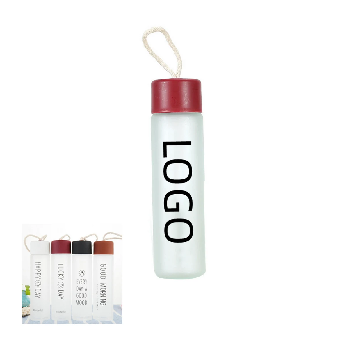 12oz Frosted Sublimation Glass Mug MOQ 20PCS 1