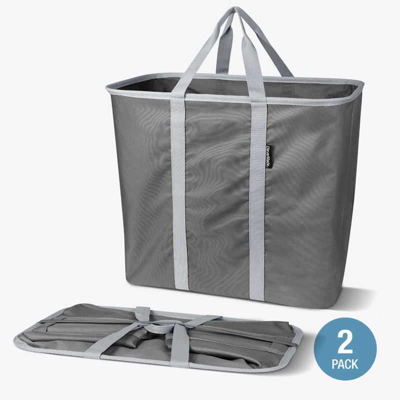 CleverMade® 2-PACK Structured Collapsible Laundry Caddy