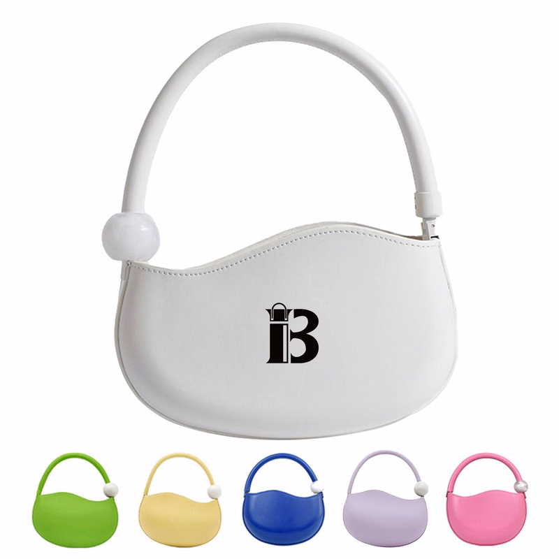 PU Leather Pea Shaped Handbag For Women
